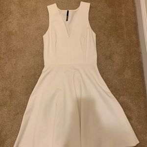 bon appetit white skater dress